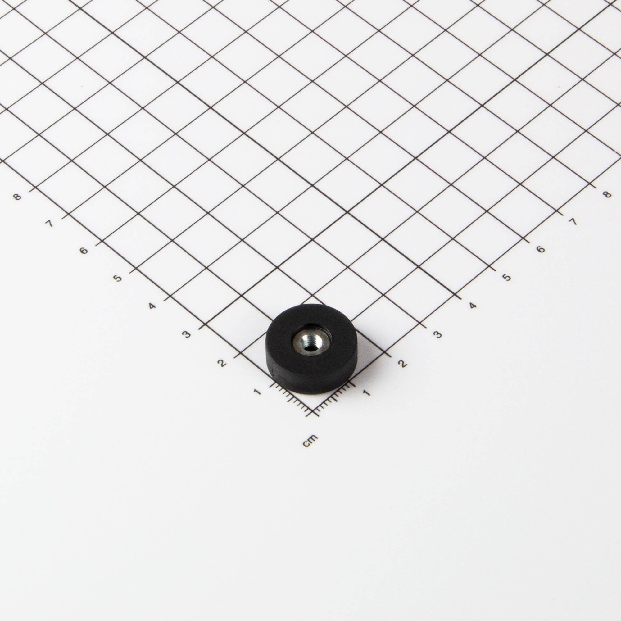 Magna-C Gummiertes Magnetsystem Ø18x6mm mit Innengewinde
