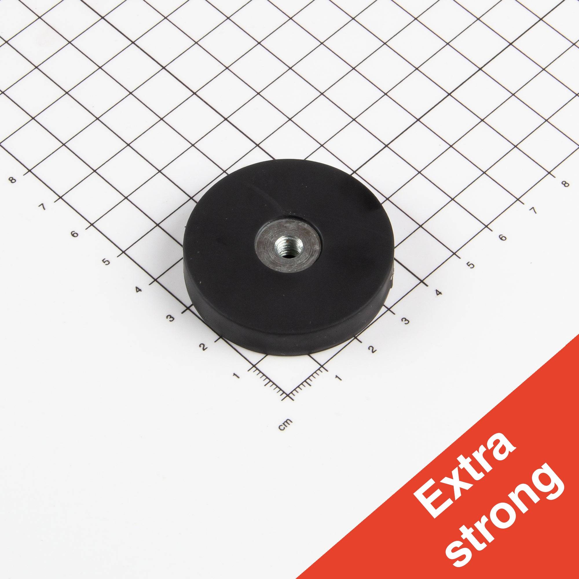 Magna-C Gummiertes Magnetsystem Ø45x9,5mm mit Innengewinde-0