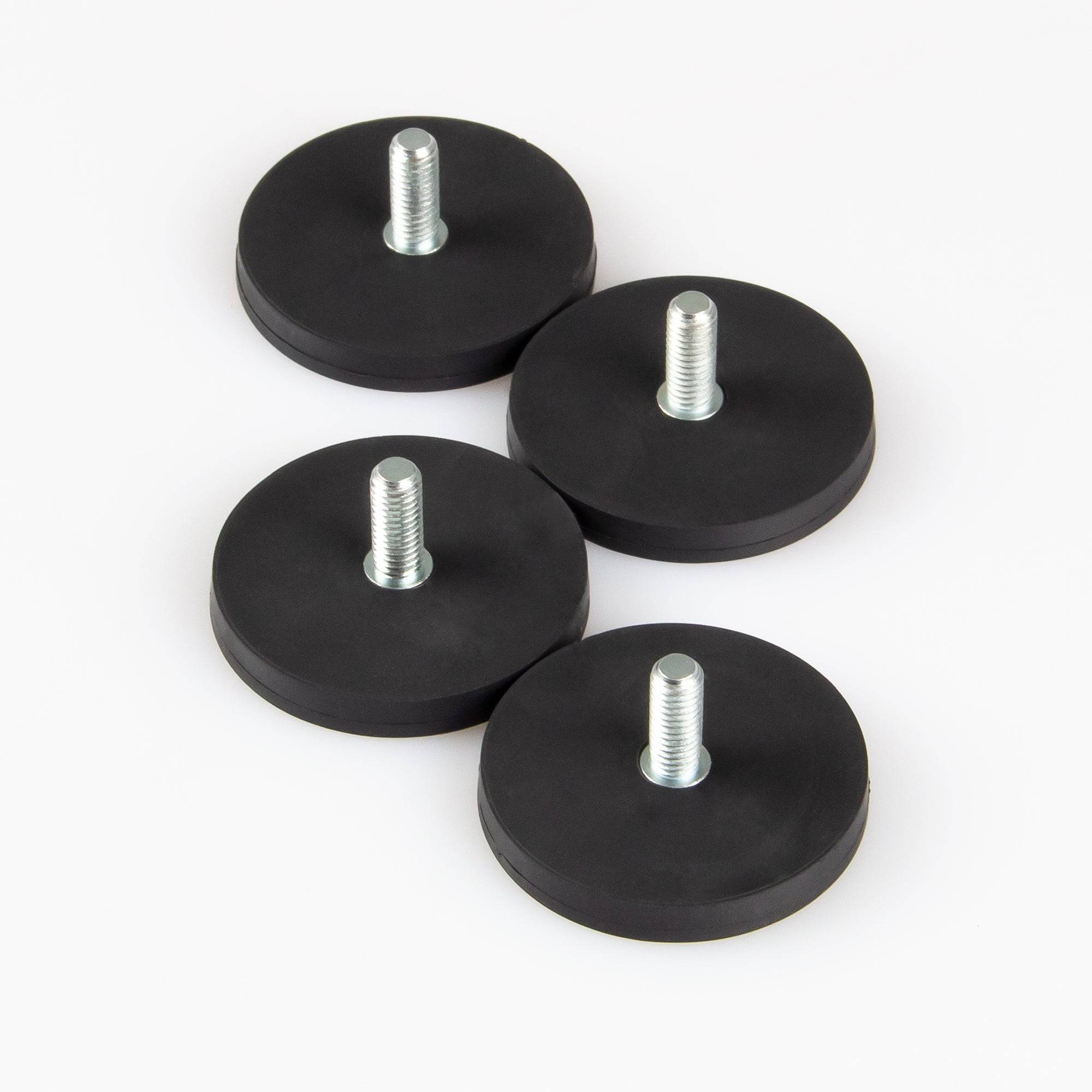 Magna-C Gummiertes Magnetsystem Ø43x6mm mit Gewindezapfen-3