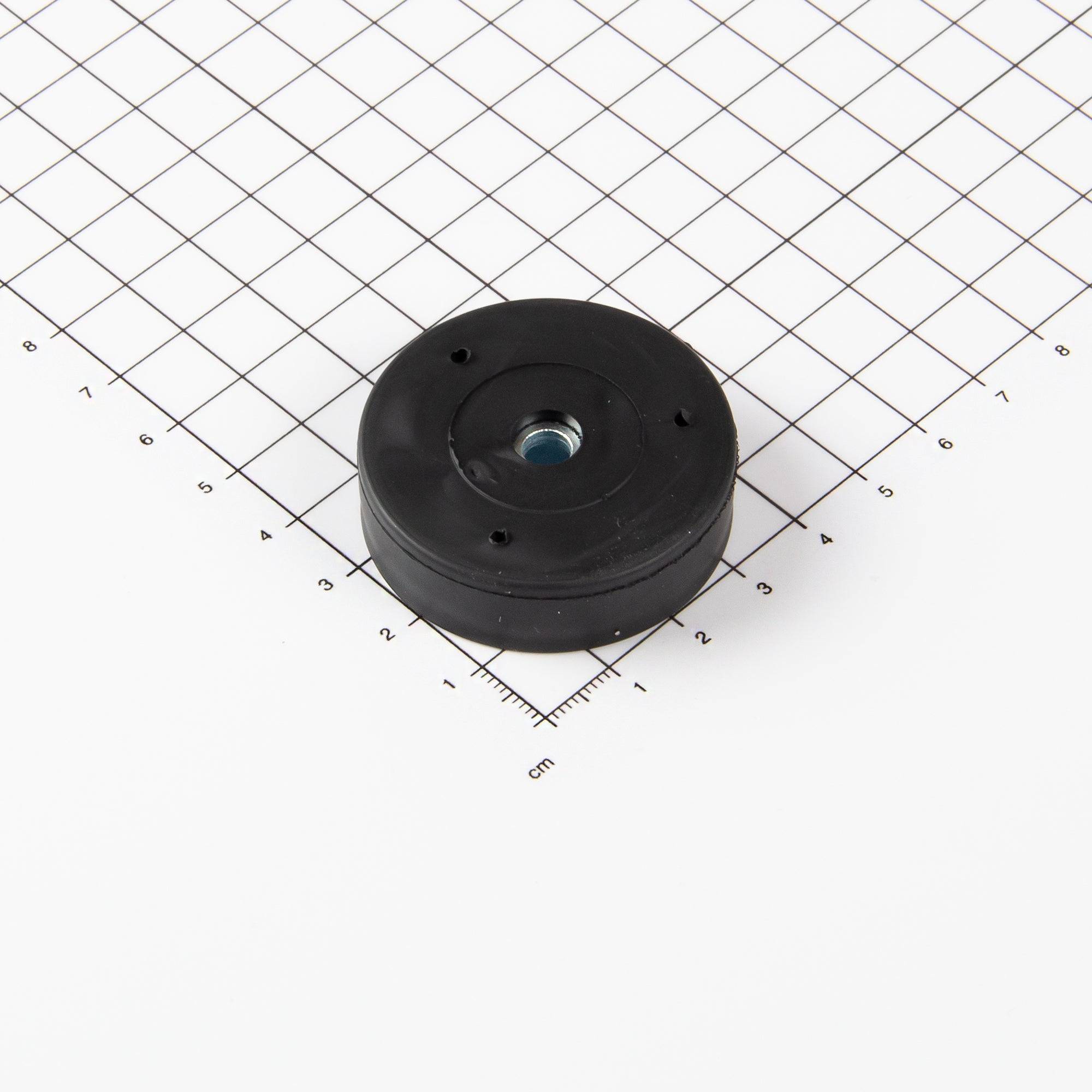 Magna-C Gummiertes Magnetsystem Ø43x12,5mm mit konischer Senkung