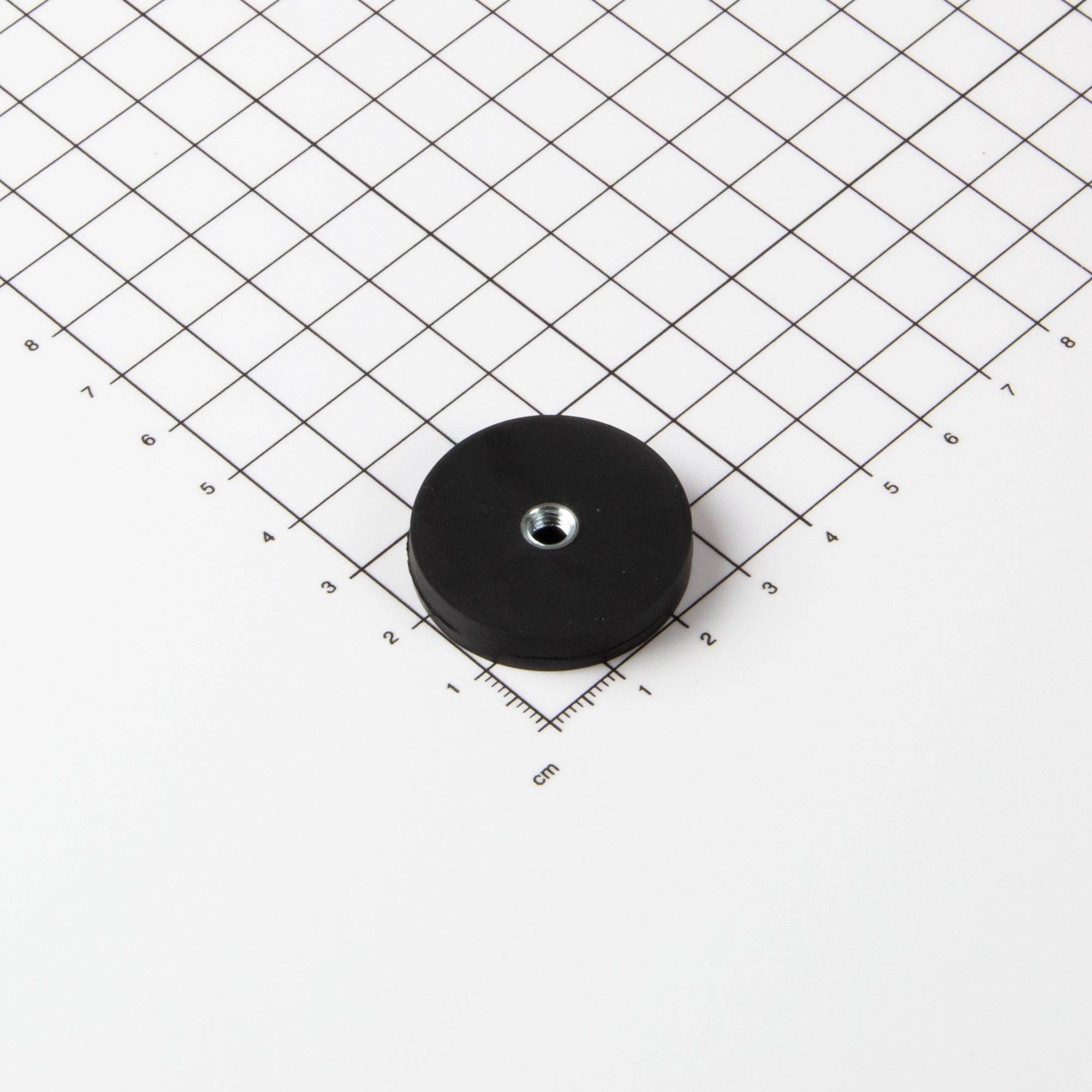 Magna-C Gummiertes Magnetsystem Ø31x6mm mit Innengewinde-0