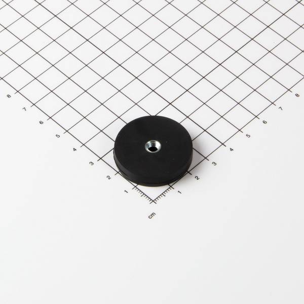 Magna-C Gummiertes Magnetsystem Ø31x6mm mit Innengewinde
