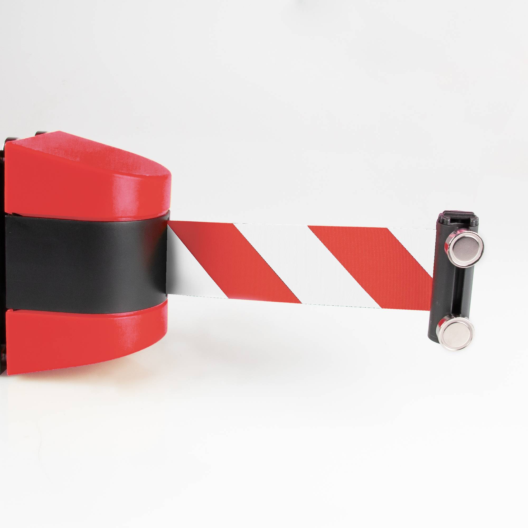 Magna-C Magnetisches Absperrband rot-weiß Länge 4,6m-0