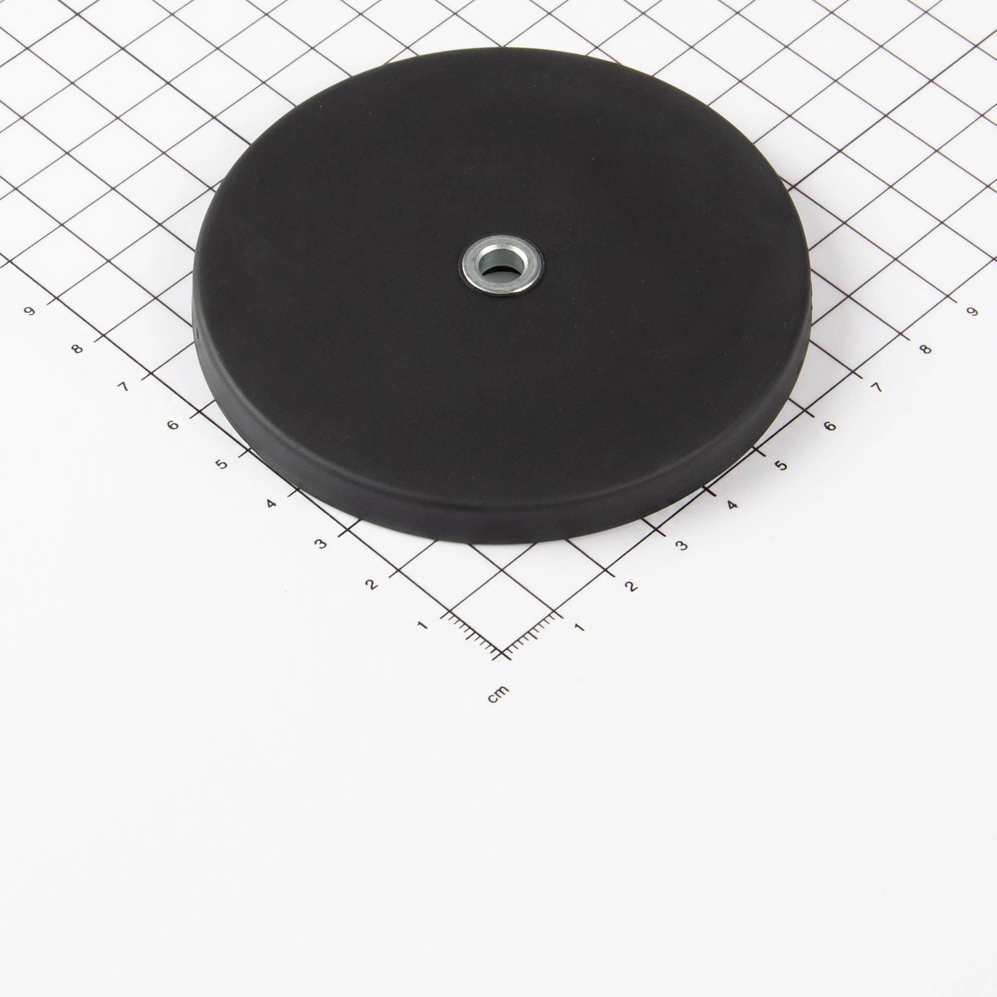 Magna-C Gummiertes Magnetsystem Ø88x8,5mm mit konischer Senkung