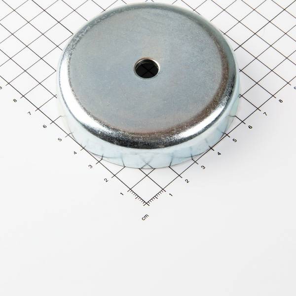 Magna-C Ferrit Flachgreifer Ø83x18mm mit zylindrischer Senkung