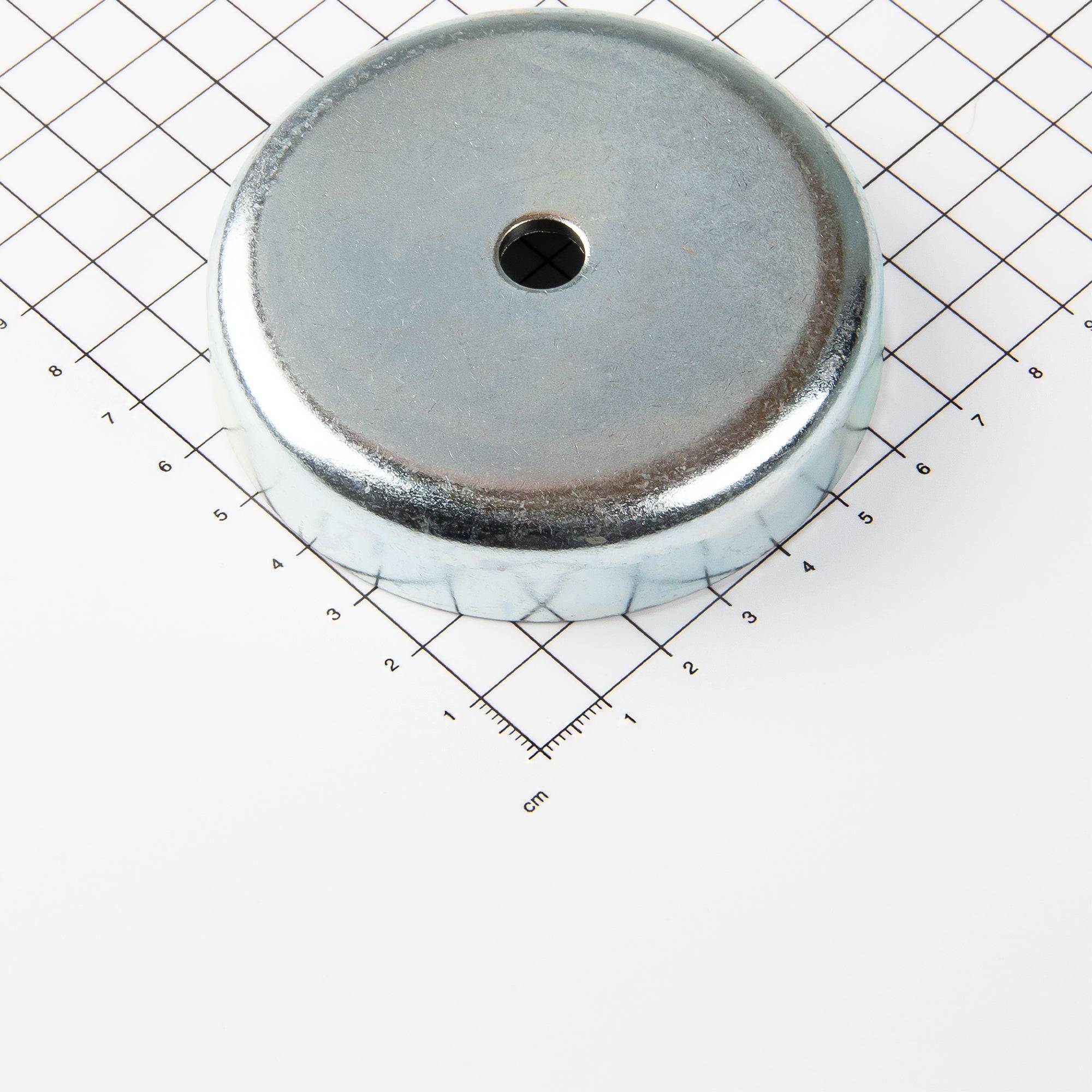 Magna-C Ferrit Flachgreifer Ø83x18mm mit zylindrischer Senkung-2