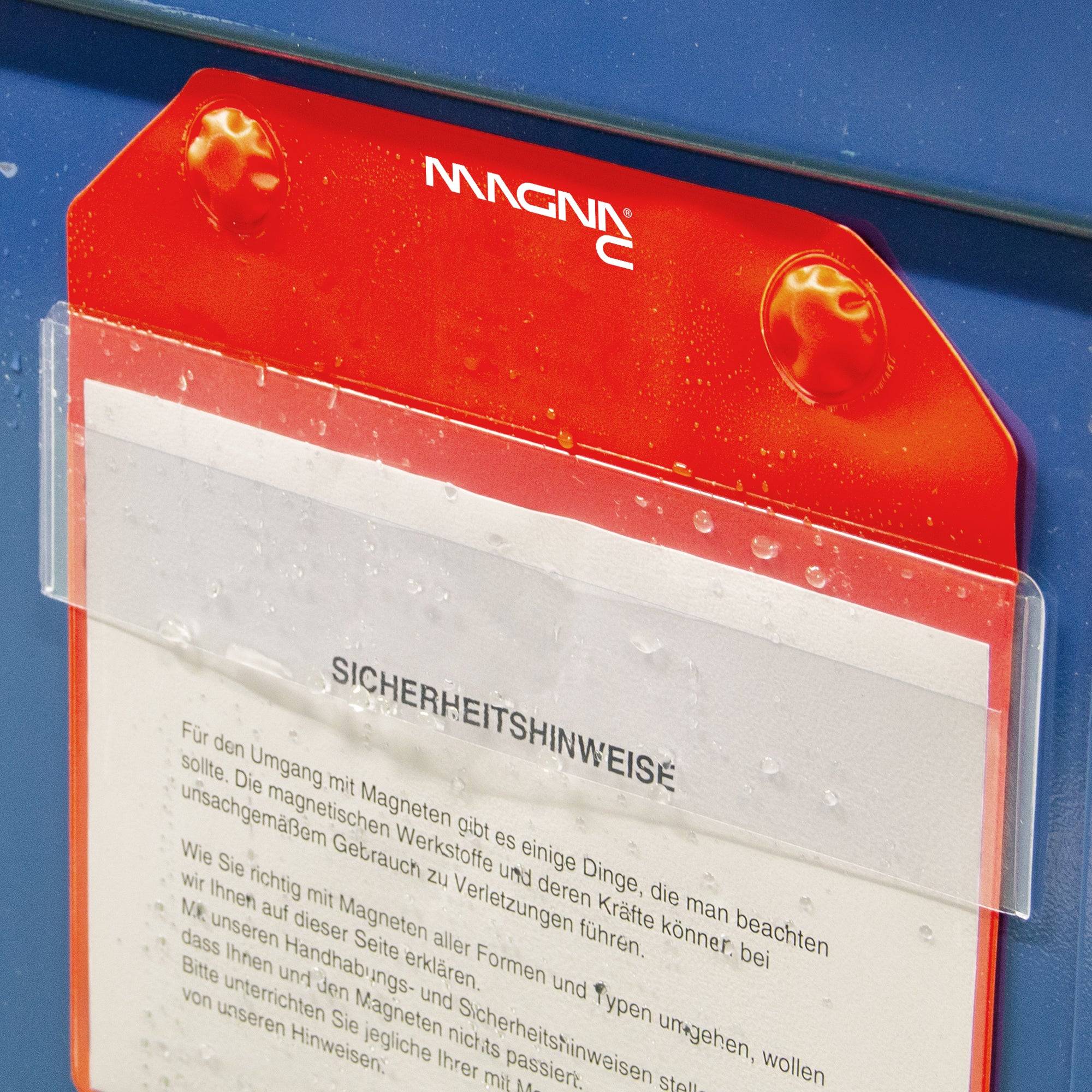 Magna-C Magnettasche 217x155mm mit Regenklappe für DIN A5-2