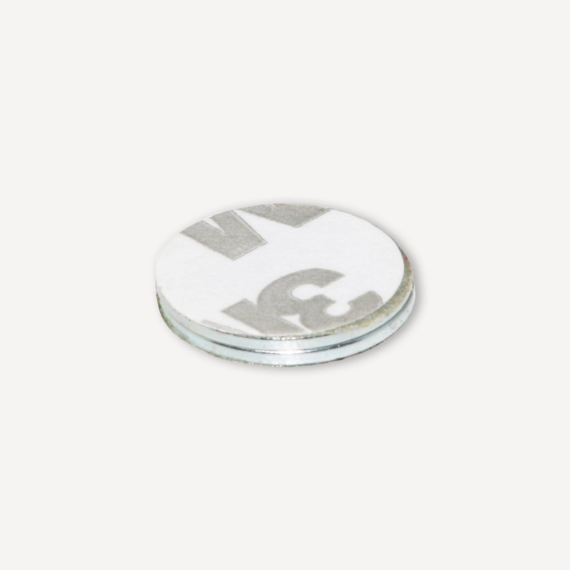 Magna-C Neodym-Scheibenmagnete Ø15x1mm selbstklebend