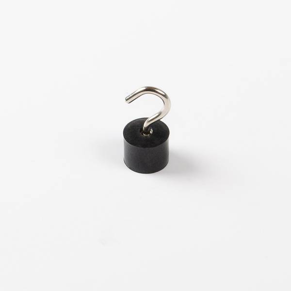 Magna-C Gummi-Deckenmagnet mit Hakenschraube Ø16x30mm