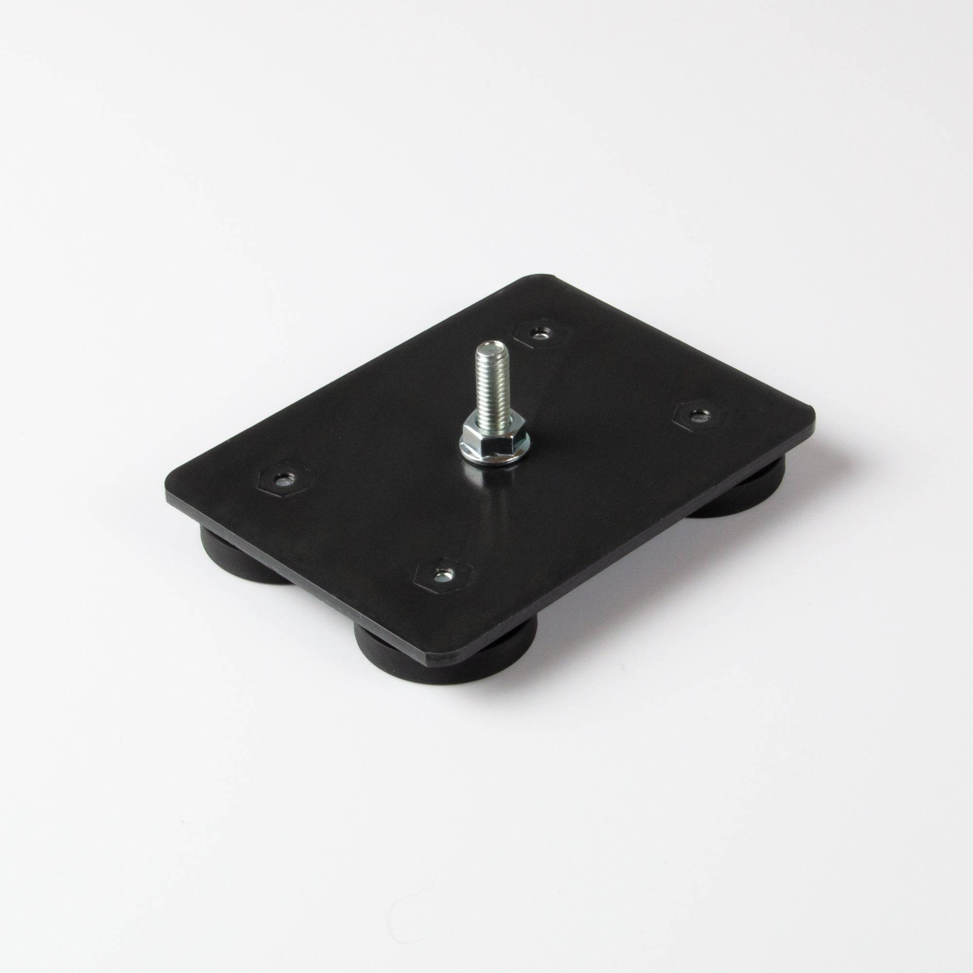 Magna-C Gummiertes Magnetsystem 97x73x33mm mit Gewindezapfen