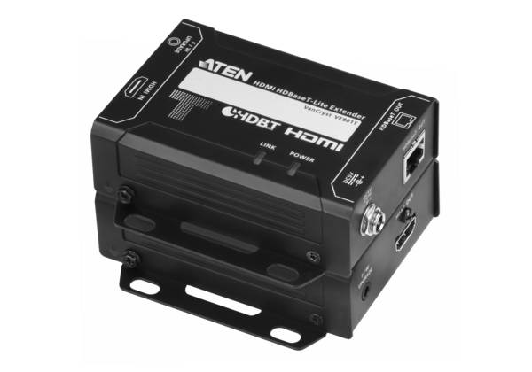 VE801, 3840 x 2160 pixels, AV transmitter and receiver, 70 m, black, HDCP