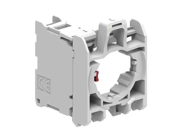 Lovato electric LPXE01 Kontaktelement 1xNC inkl. Befestigungsbasis LPXAU120, Ø22MM, Platinum Serie Kunststoff