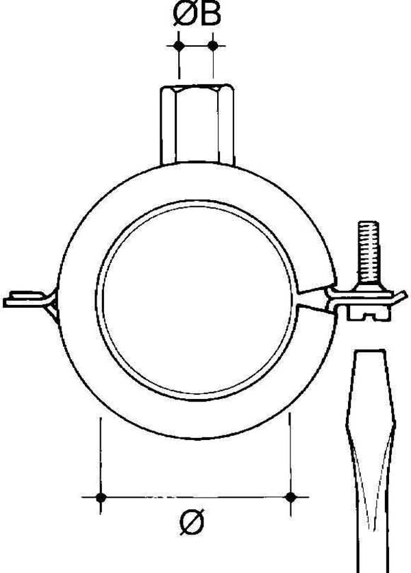 25 Stk. Niedax Rohrbefestigung PCH-4850