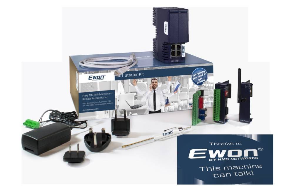 HMS Industrial Ewon Flexy 205 Starter Kit STK205-0