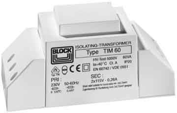 Block Trenntransformator TIM 800