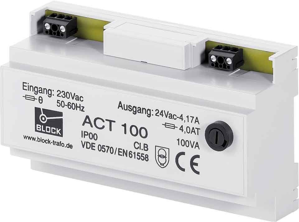 Block Sicherheitstransformator ACT 10-0