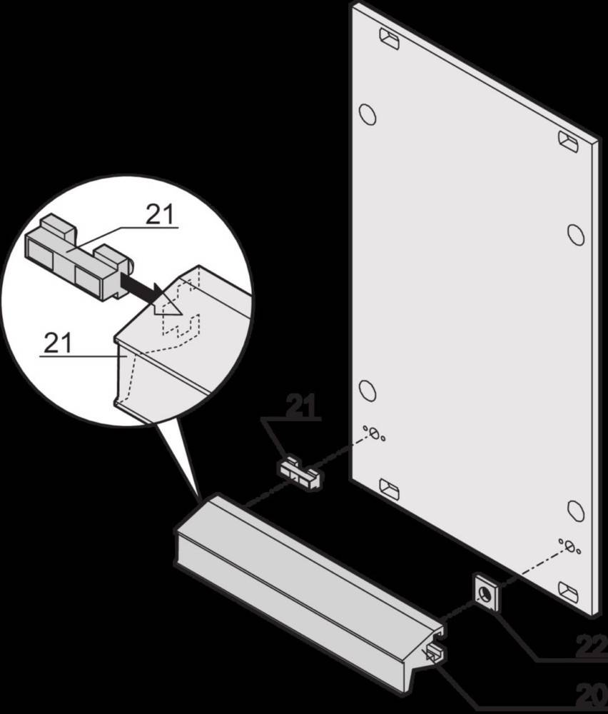 Schroff Profilgriff 20809284-0