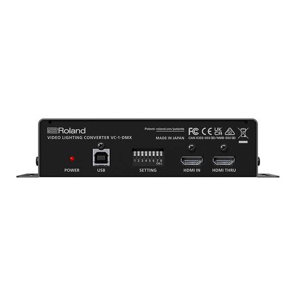 ROLAND VC-1-DMX - Video Lighting Konverter für automatische Lichtshows aus Video- und Audioquellen