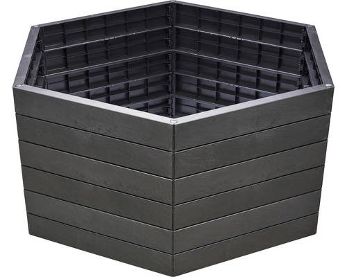 Hochbeet klassisch GARANTIA ERGO Hochbeet XL 75 inkl. Flora-Wassersparsystem 145 x 145 x 75 cm stone-0