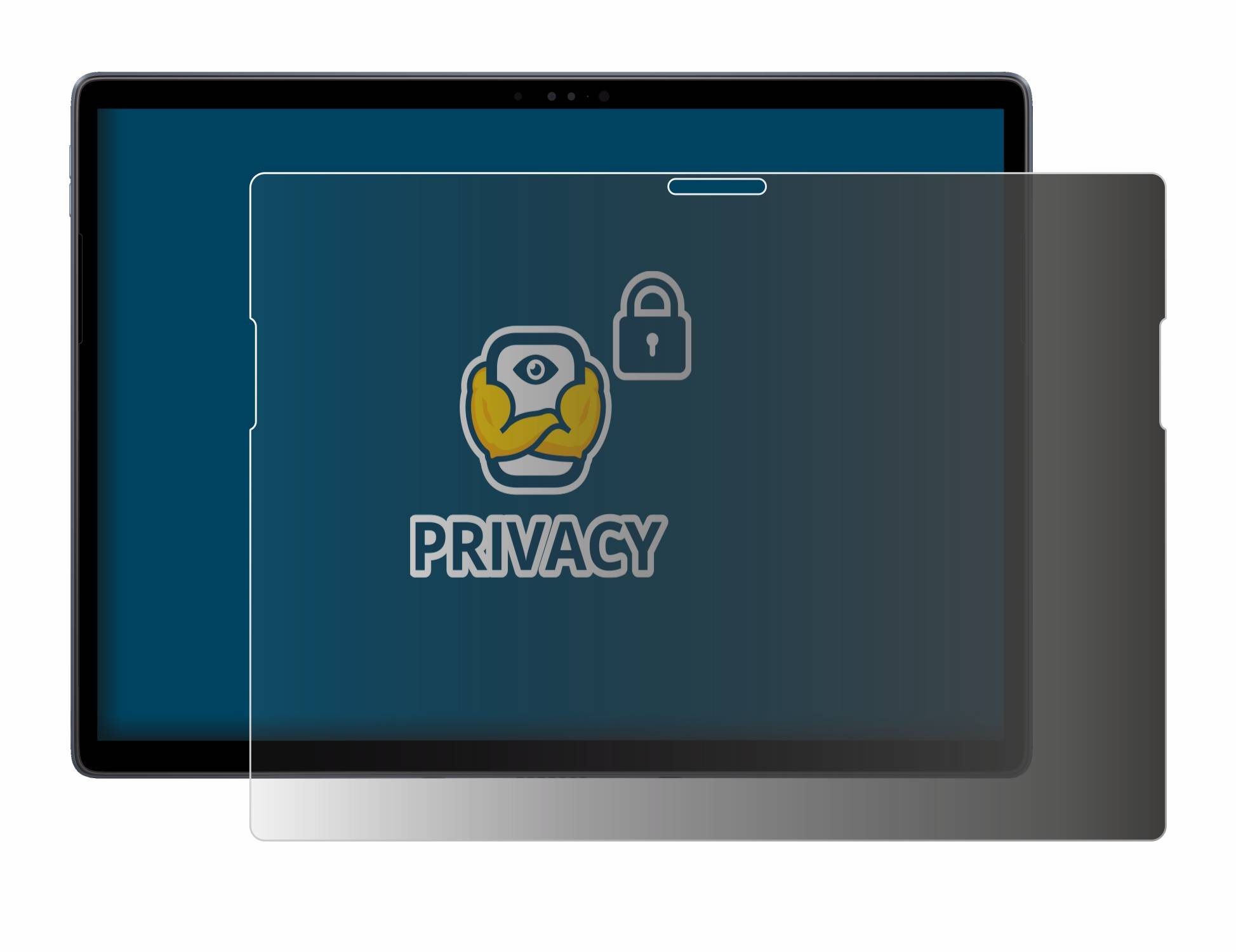 BROTECT Blickschutzfolie für Dell Latitude 7350 Detachable Anti-Spy Privacy Blaulichtschutz Sichtschutzfolie-2