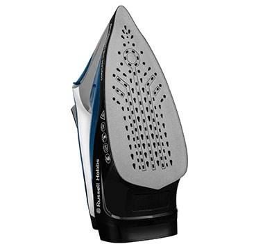 Russell Hobbs Cordless One Temperature, Dampfbügeleisen, Keramik-Bügelsohle, 1,9 m, 210 g/min, Schwarz, Blau, Weiß, 45 g-5