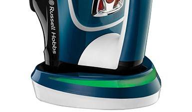 Russell Hobbs Cordless One Temperature, Dampfbügeleisen, Keramik-Bügelsohle, 1,9 m, 210 g/min, Schwarz, Blau, Weiß, 45 g-1