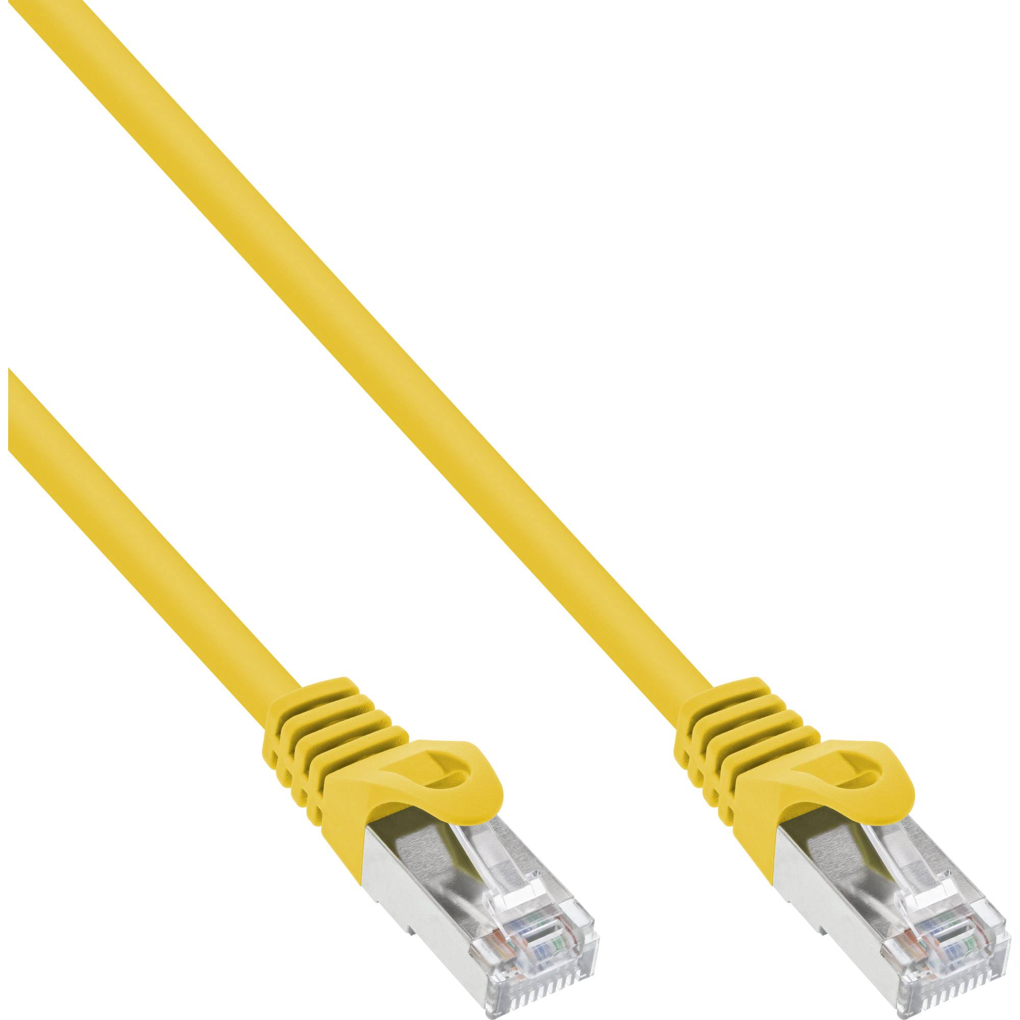InLine® Patchkabel, SF/UTP, Cat.5e, gelb, 10m-0