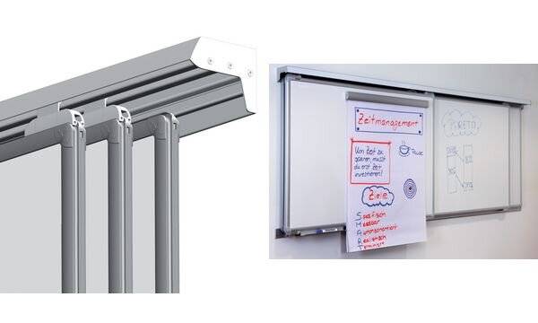 Tafel-Schienensystem Pro Dreikanalschiene 200cm-4