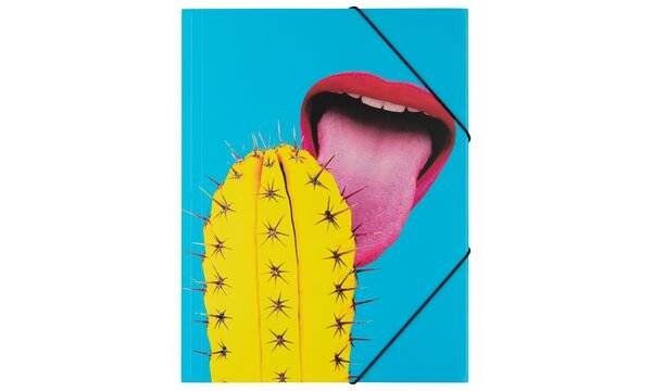 PAGNA Eckspannermappe "Mouth Zine Kultur", A4, PP-1