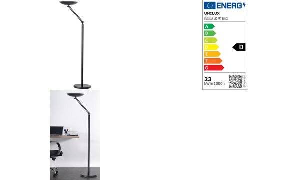 Deckenfluter VARIALUX Articulé LED metallgrau-3