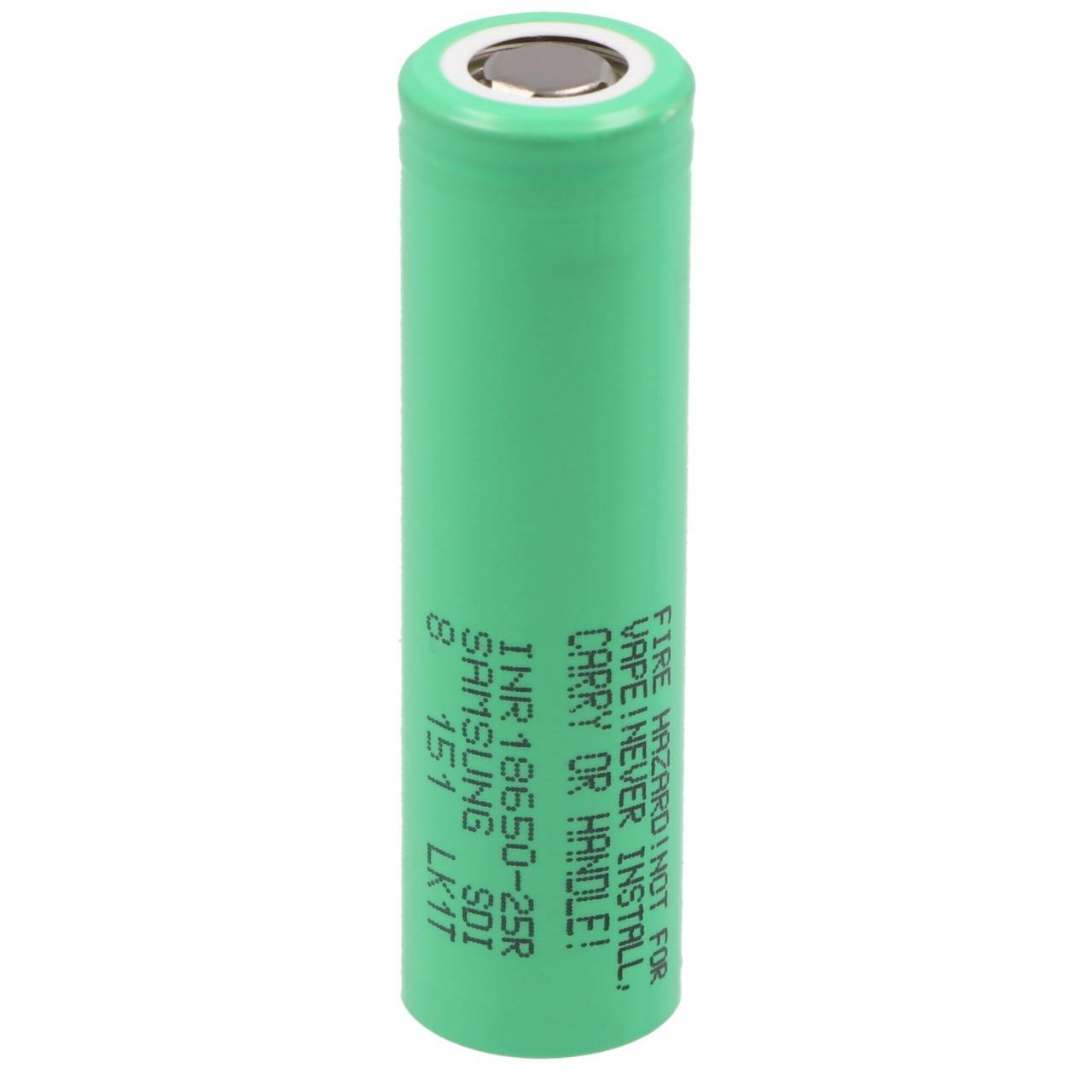 Samsung INR18650-25R 2500mAh 3,7V, Lithium Ionen Akku, ungeschützt-0