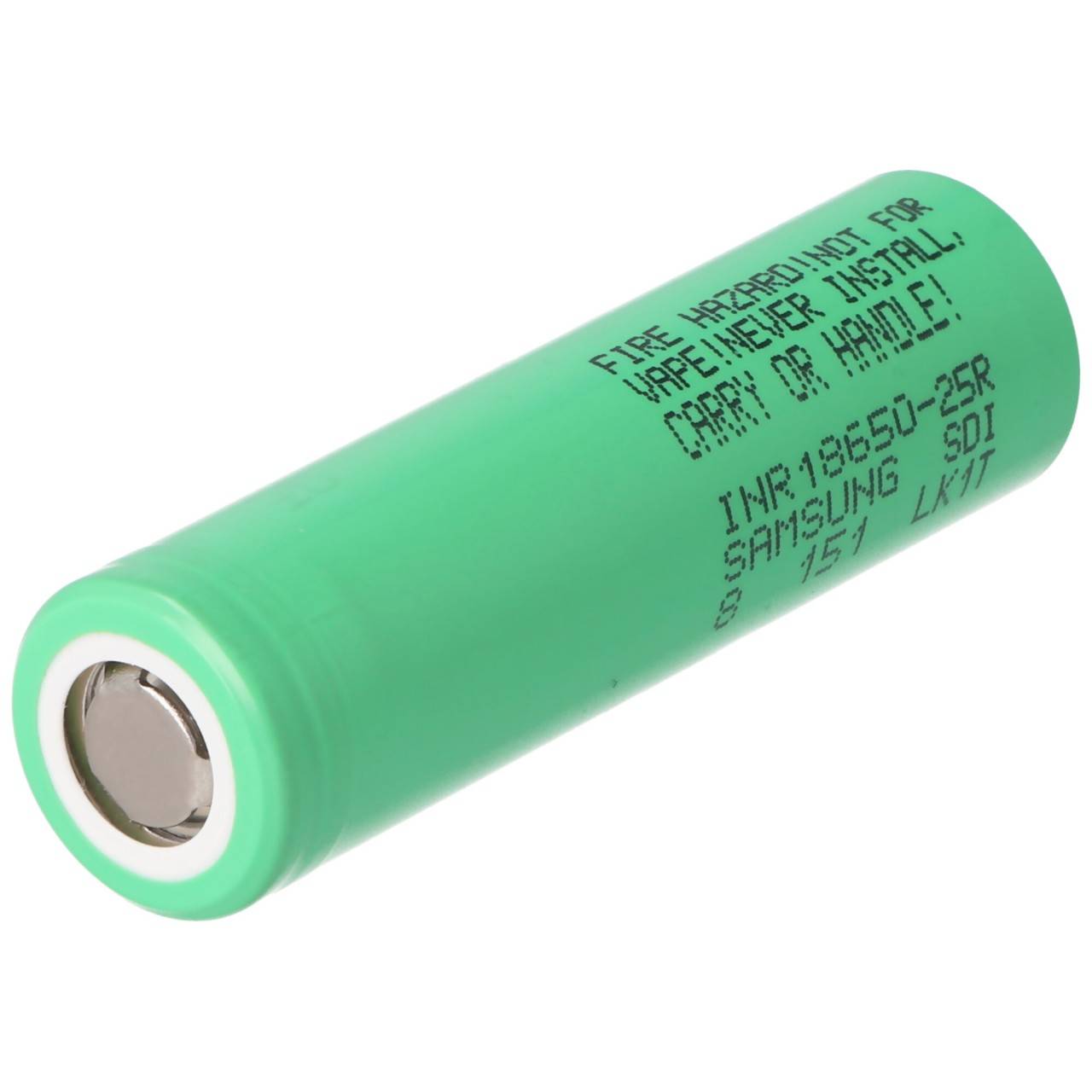 Samsung INR18650-25R 2500mAh 3,7V, Lithium Ionen Akku, ungeschützt-1