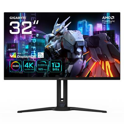 GIGABYTE AORUS FO32U 81,28cm 32Zoll OLED Monitor 3840x2160 165Hz HDR400 HDMI 2.1 x2 Display port 1.4 x1-0