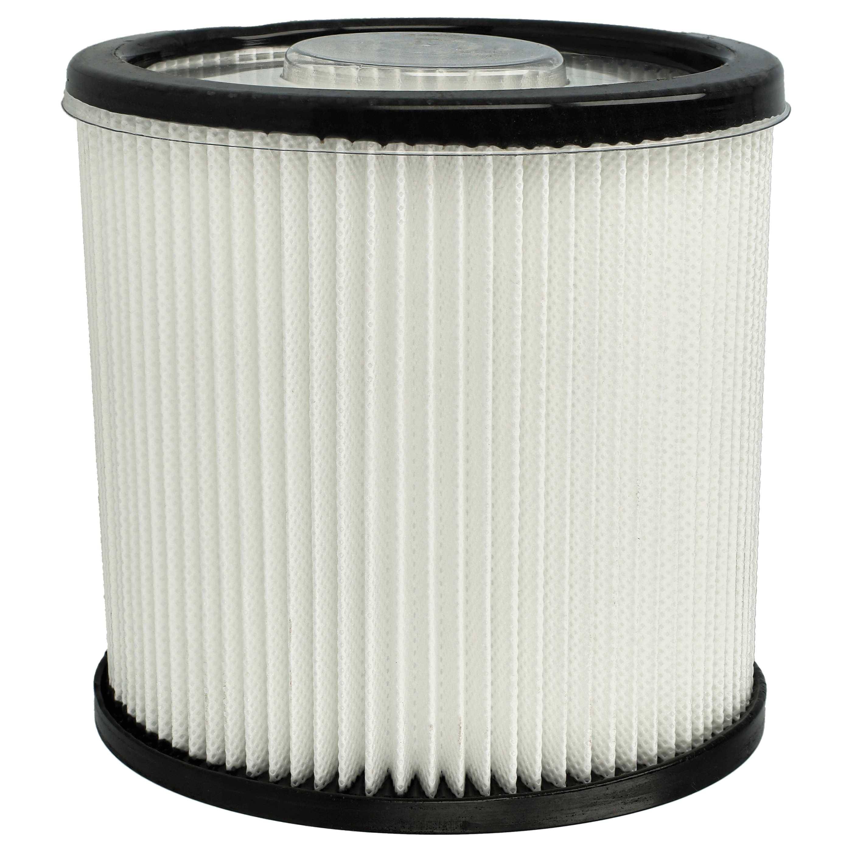 vhbw Staubsaugerfilter kompatibel mit Scheppach 20L | NTS20, 16L, NTS16 Staubsauger - HEPA-Filter Schwarz Weiß-0