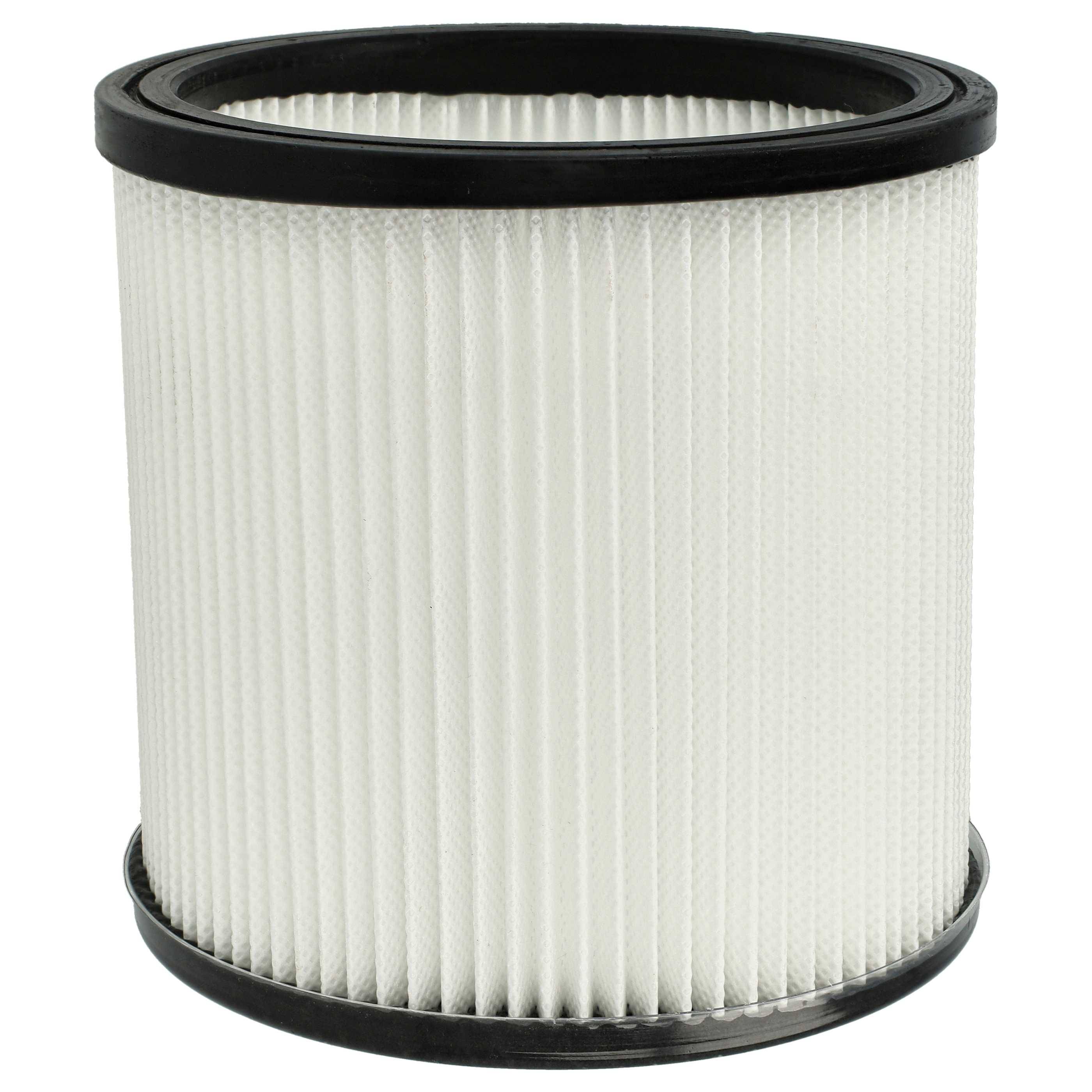 vhbw Staubsaugerfilter kompatibel mit Scheppach 20L | NTS20, 16L, NTS16 Staubsauger - HEPA-Filter Schwarz Weiß-1