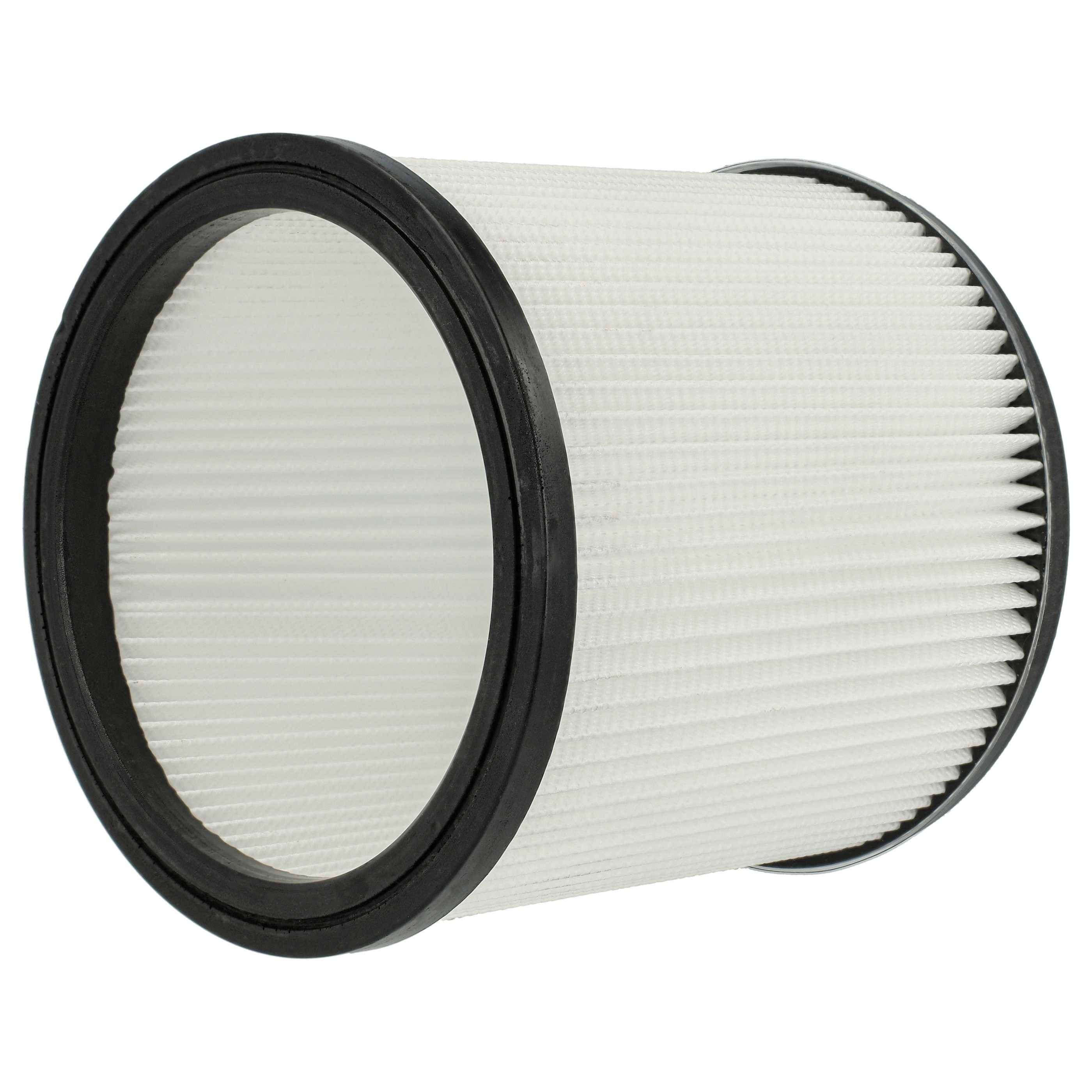 vhbw Staubsaugerfilter kompatibel mit Scheppach 20L | NTS20, 16L, NTS16 Staubsauger - HEPA-Filter Schwarz Weiß-3