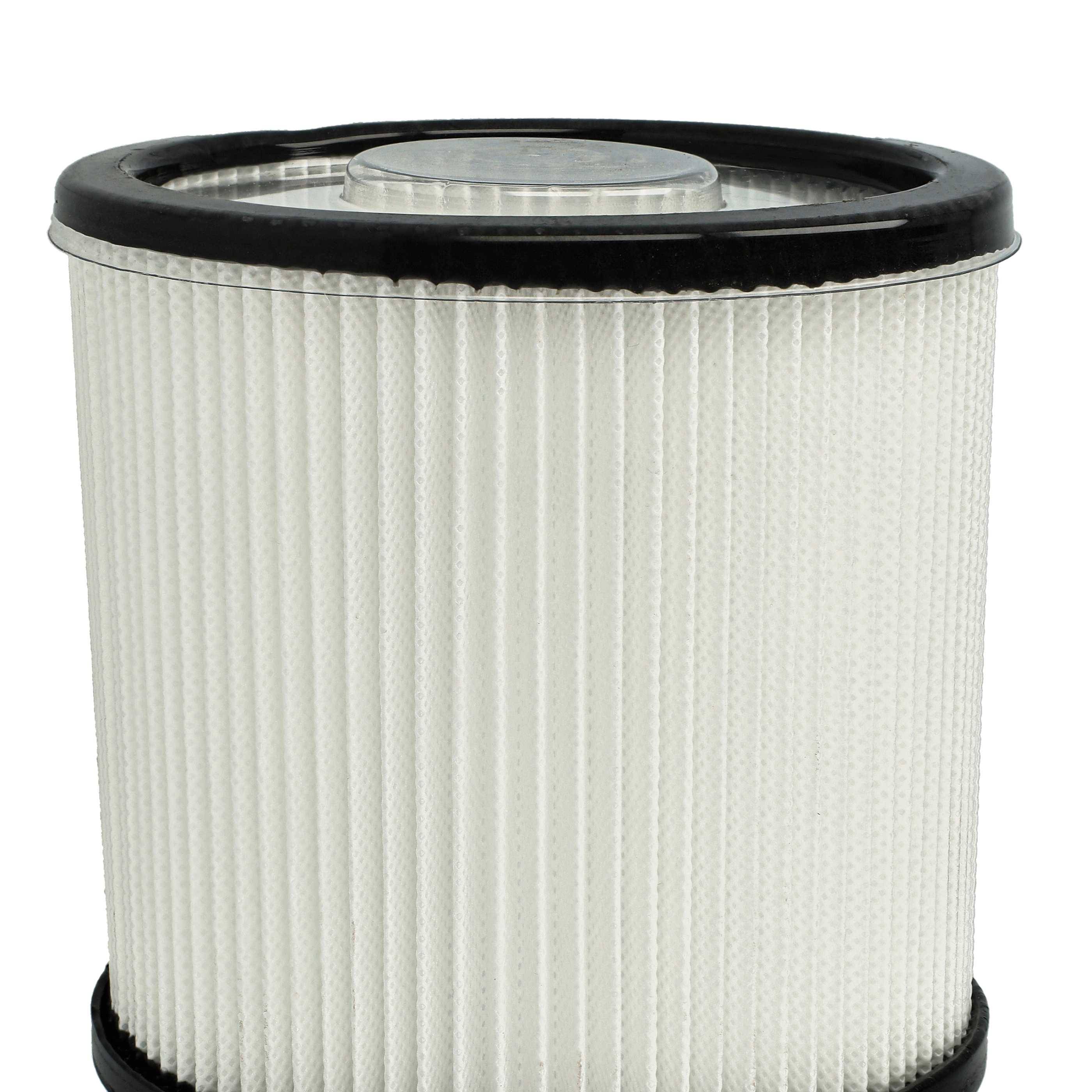 vhbw Staubsaugerfilter kompatibel mit Scheppach 20L | NTS20, 16L, NTS16 Staubsauger - HEPA-Filter Schwarz Weiß-4