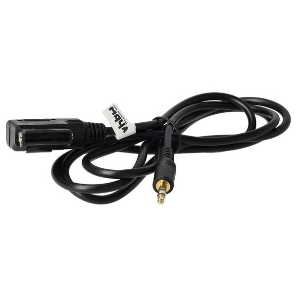 vhbw AUX Audio Adapter Kabel KFZ Radio (140 cm) Ersatz für Mercedes Benz A0018279204