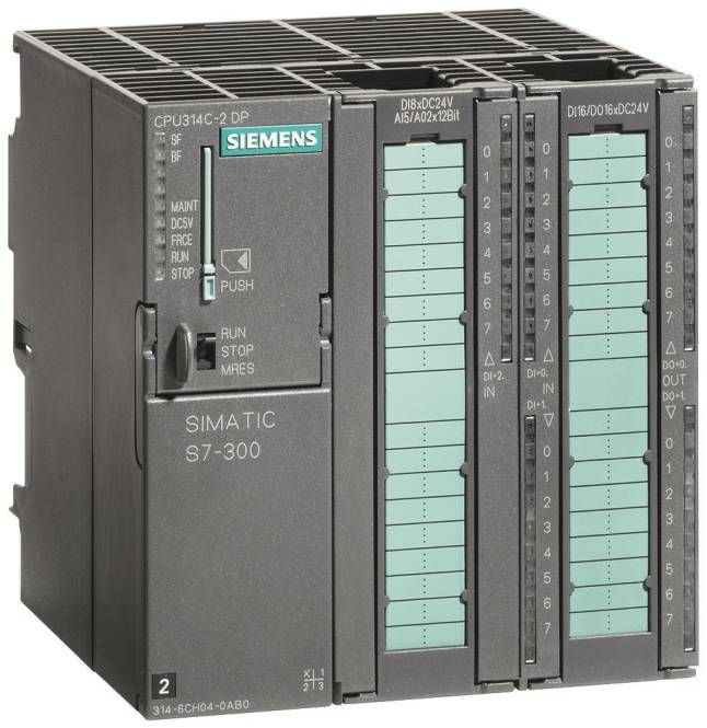 Siemens 6ES73146CH040AB0 SIMATIC S7-300 CPU 314C-2 DP Komp.-CPU m.MPI 24DE/16DA Industriematerial-0