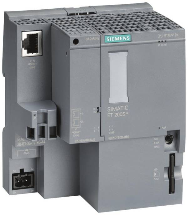 SIEM SIMATIC DP, CPU 6ES7512-1DK01-0AB0 1512SP-1 PN f.ET 200SP Zentralbaugruppe Industriematerial