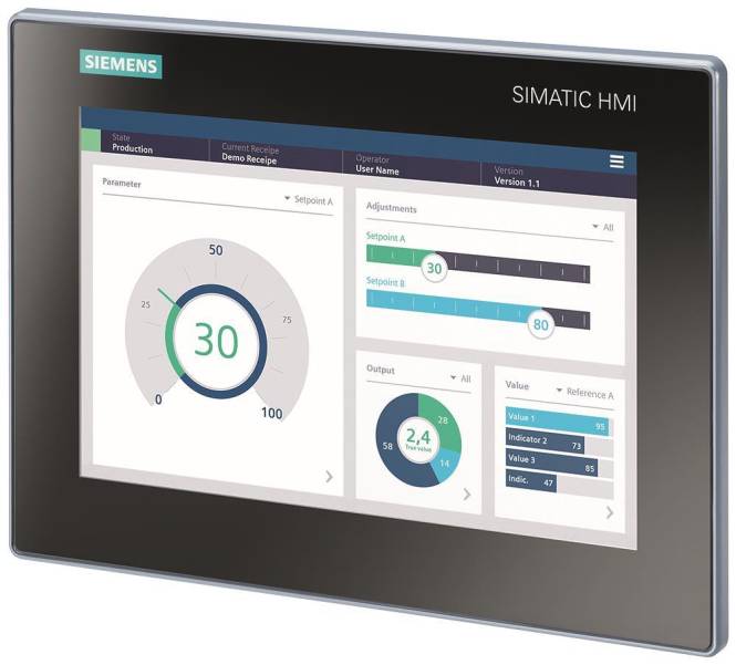 Siemens SIMATIC HMI 6AV2123-3KB32-0AW0 MTP1000 Unified Basic Panel 10 Industriematerial Automation-0
