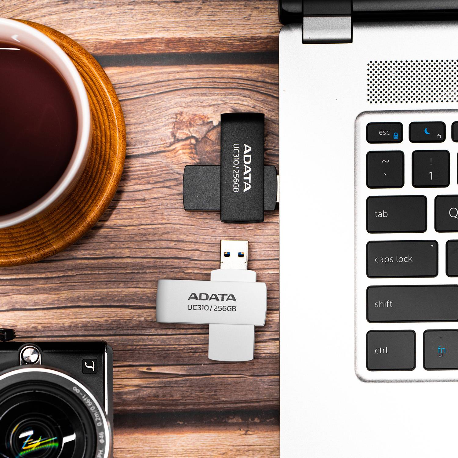 ADATA *UC310 256GB USB3.2 White - USB 3.0-1