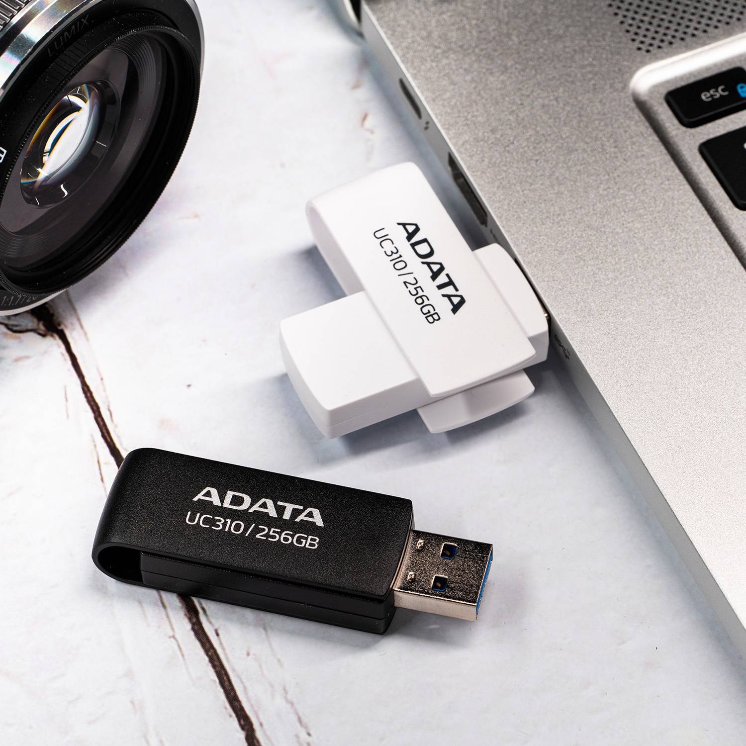 ADATA *UC310 256GB USB3.2 White - USB 3.0-4