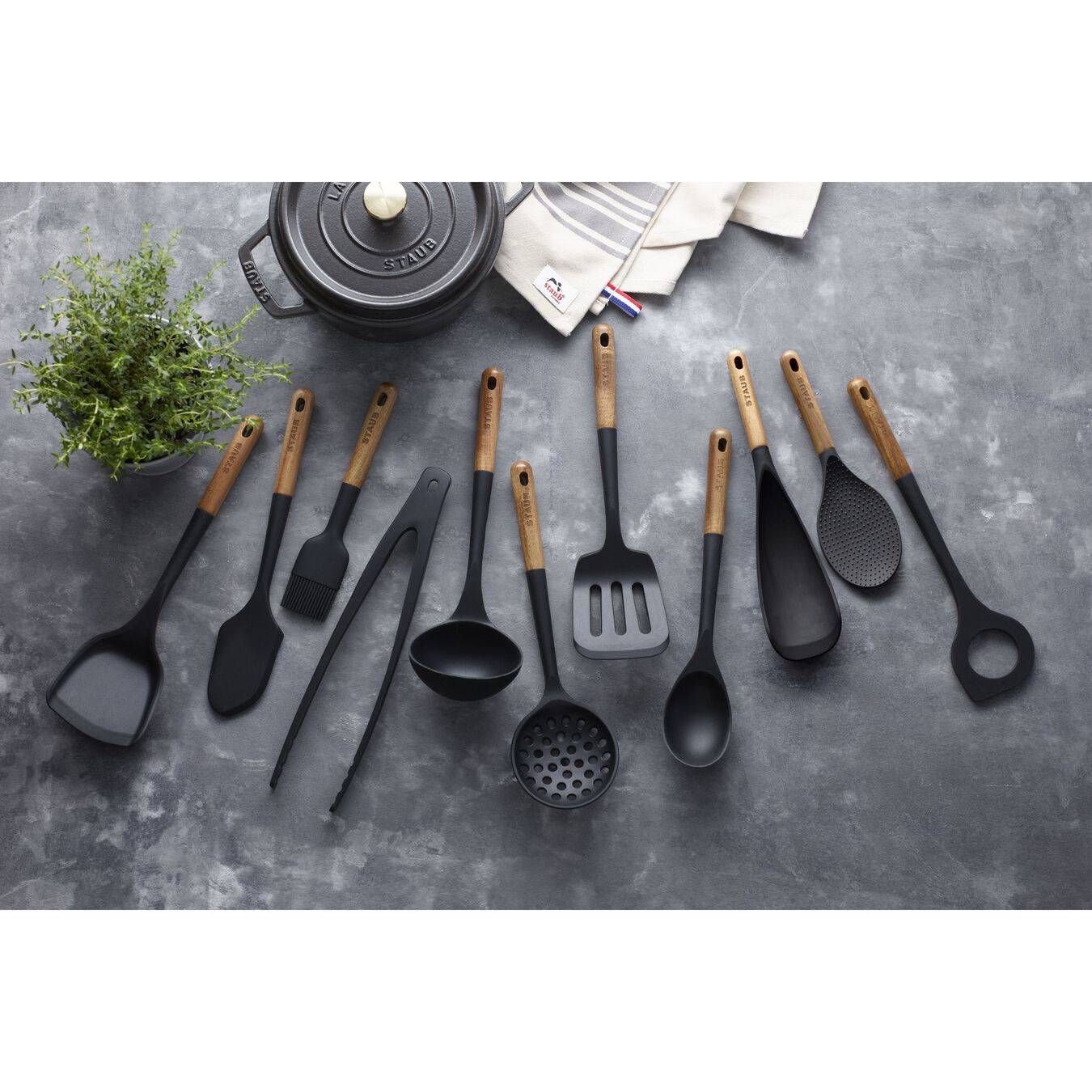 ZWILLING - Staub Silicone Soup Ladle, 310 mm, 99 mm, 74 mm, Frankreich-3