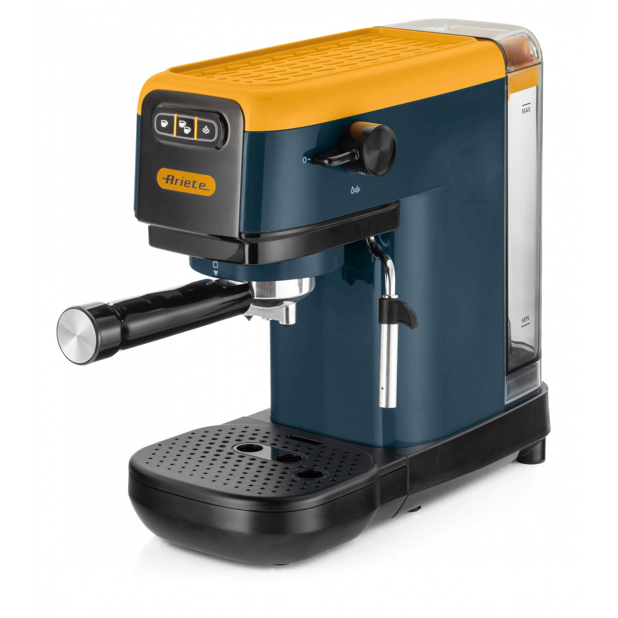 Ariete 1399/16, Espressomaschine, 1,1 l, Gemahlener Kaffee, Kaffeepad, 1300 W, Gelb-1