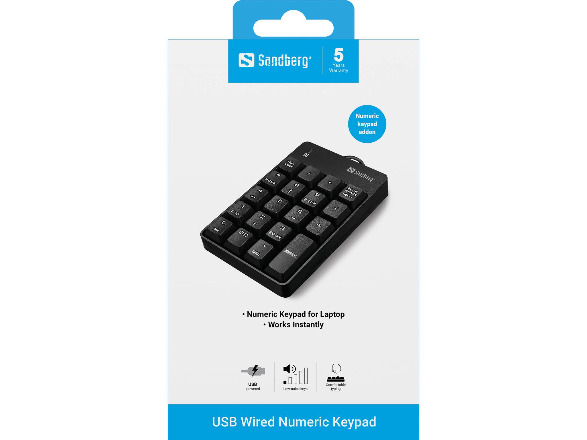 SANDBERG USB Wired Numeric Keypad-1