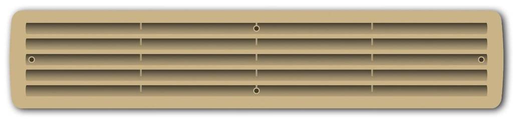 Badezimmerlüftung Kunststoff, Ahorn, Abm. 457x92 mm TS ab 35 mm-0