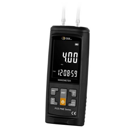 Thumbnail - PCE Instruments Manometer PCE-PME 4 -4...4 kPa Auflösung 0,01 kPa 13 Druckmesseinheiten akustischer Alarm Software