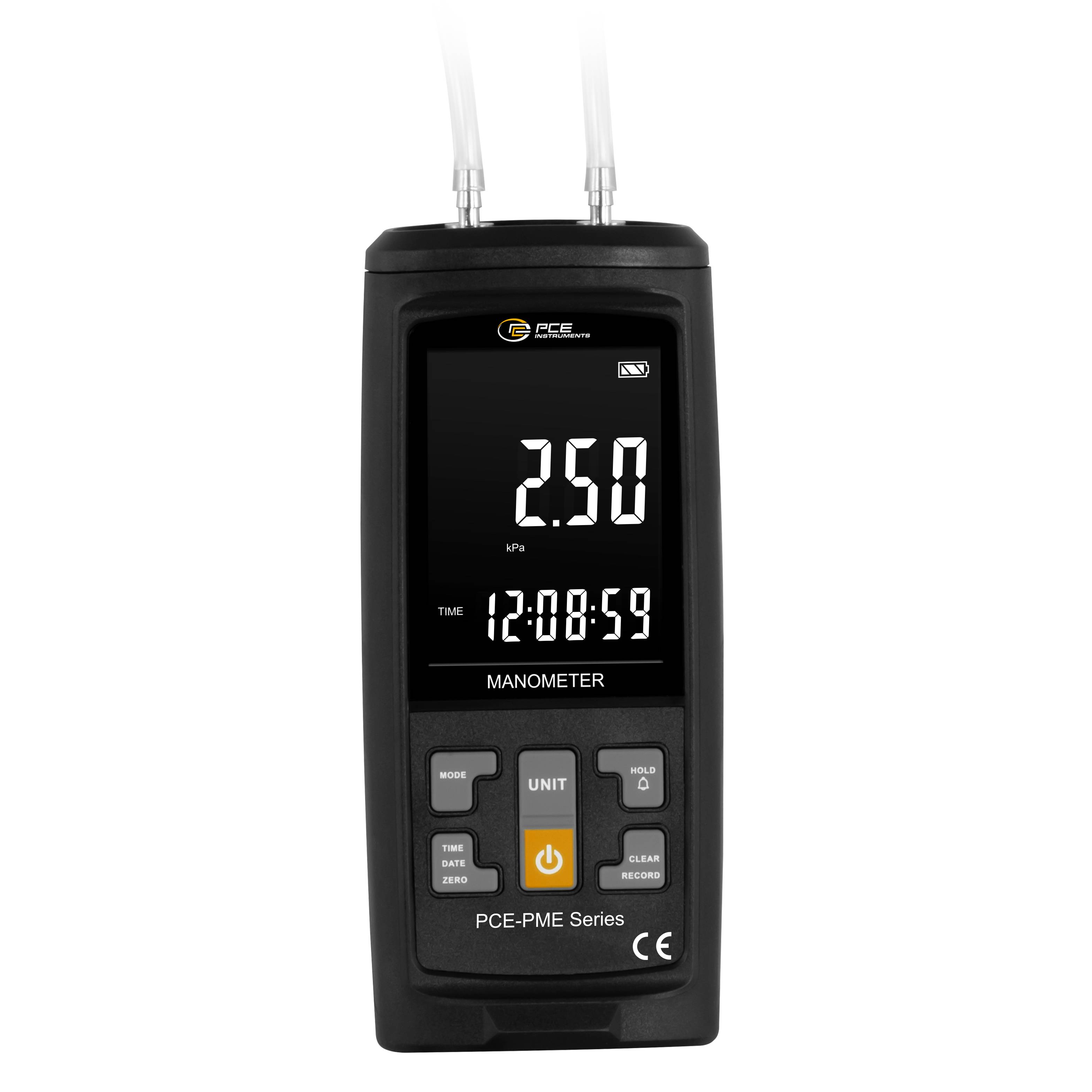 PCE Instruments Manometer Onderkant -0.025 tot 0.025 bar afbeelding