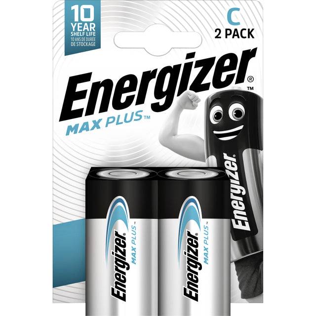 Energizer Max Plus - Batterie 2 x LR14 / C Typ-1